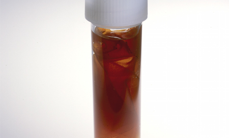 Iron oxide gel strip