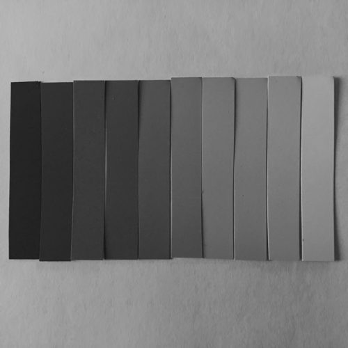 Grey-scale strips for calibrating sulfide measurements made using DGT passive samplers